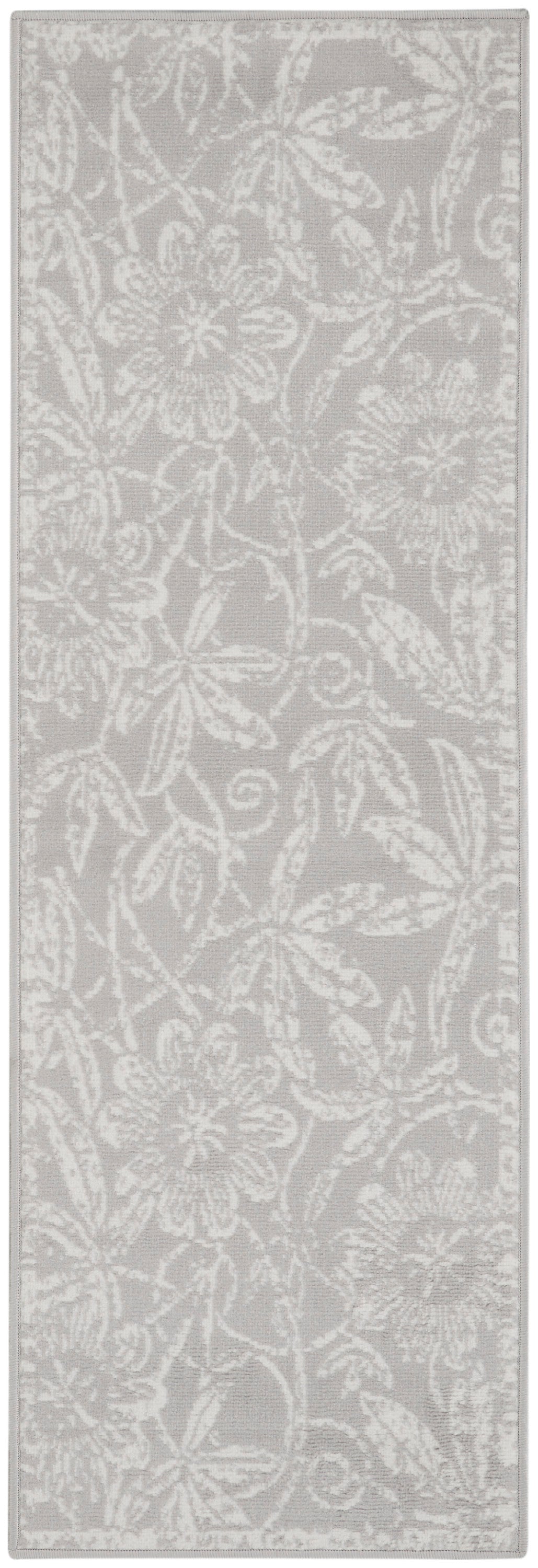 Nourison Whimsicle 2' x 6' Grey Farmhouse Indoor Rug