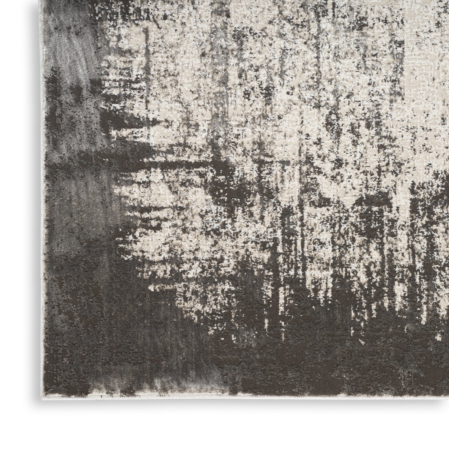 Nourison Desire 3'11" x 5'11" Grey/Ivory Modern Indoor Rug