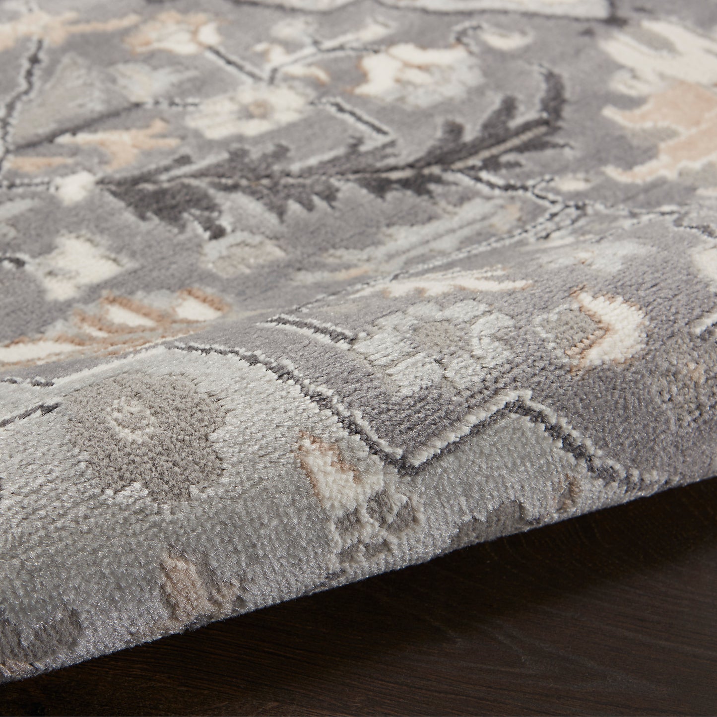 Nourison Elation 2' x 3' Grey Transitional Indoor Rug