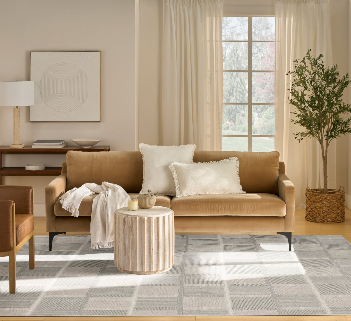 Nourison Nordic 8' x 10' Ivory Grey Modern Indoor Rug