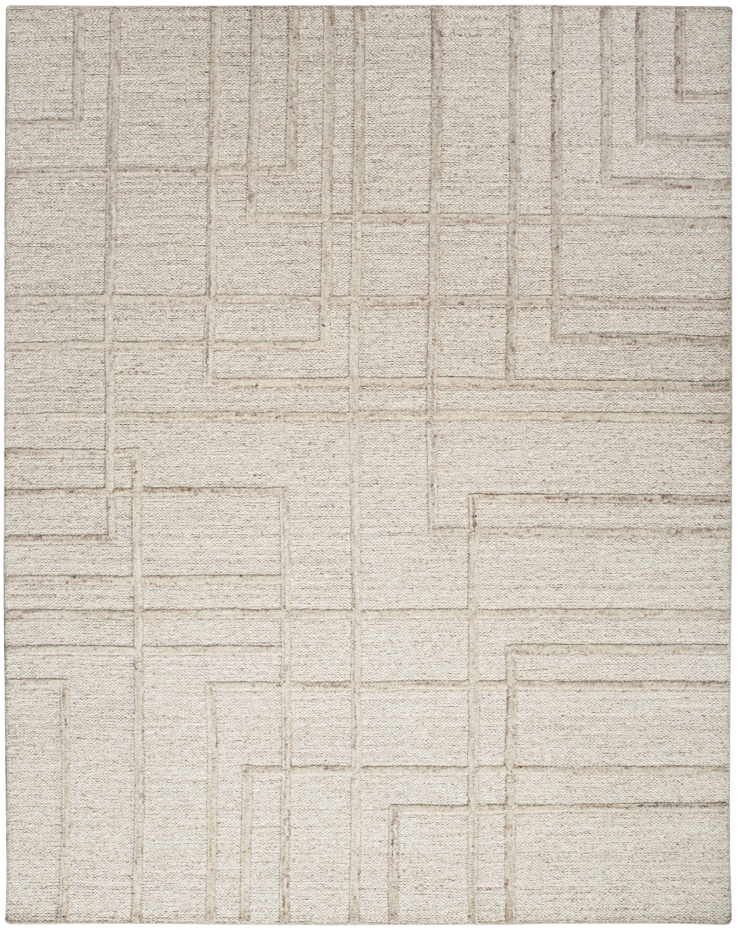 Calvin Klein CK045 Impressions 7'9" x 9'9" Silver Modern Indoor Rug