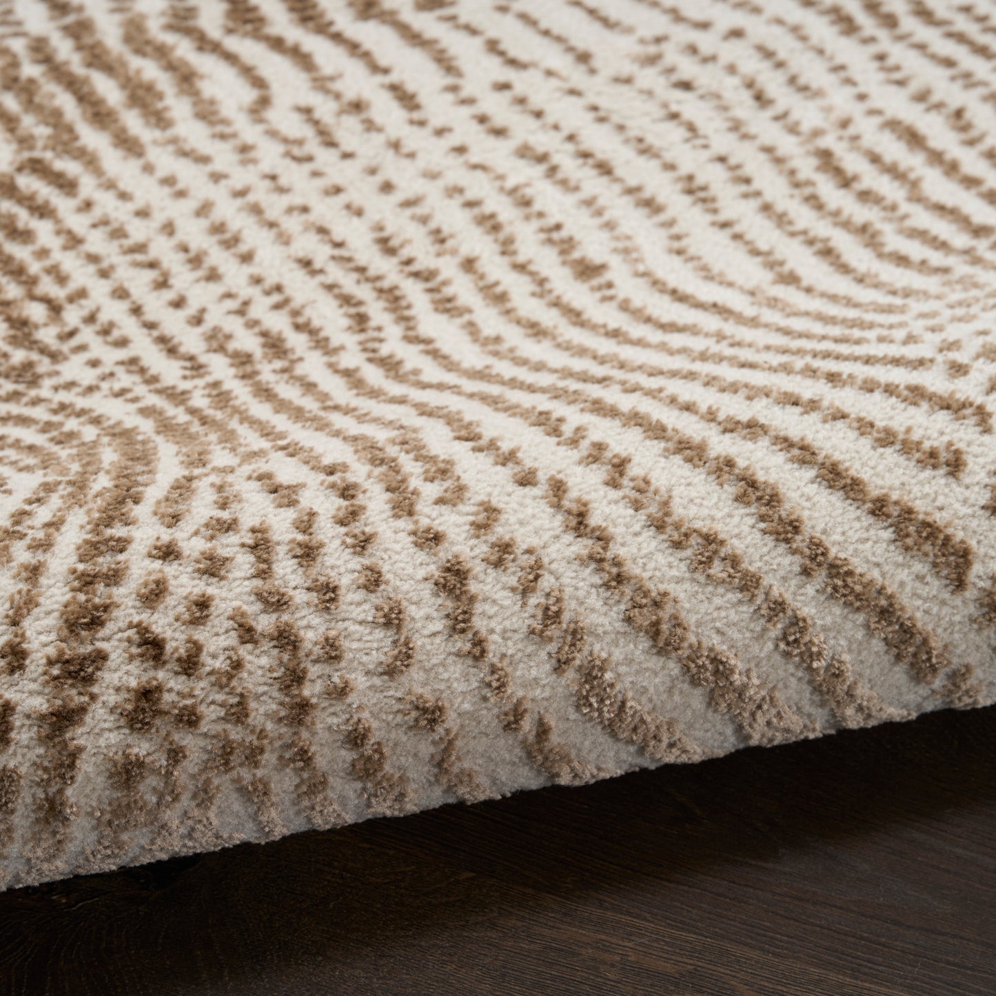 DKNY Central Park West 7'10" x 9'10" Beige Brown Modern Indoor Rug