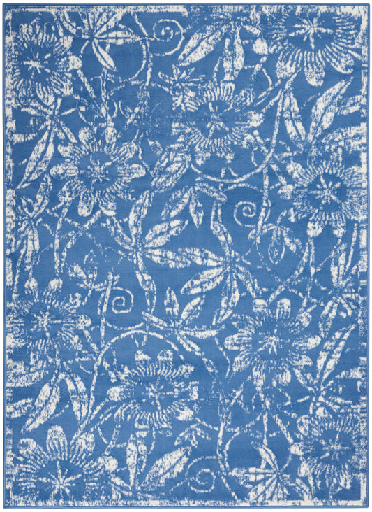 Nourison Whimsicle 6' x 9' Blue Farmhouse Indoor Rug