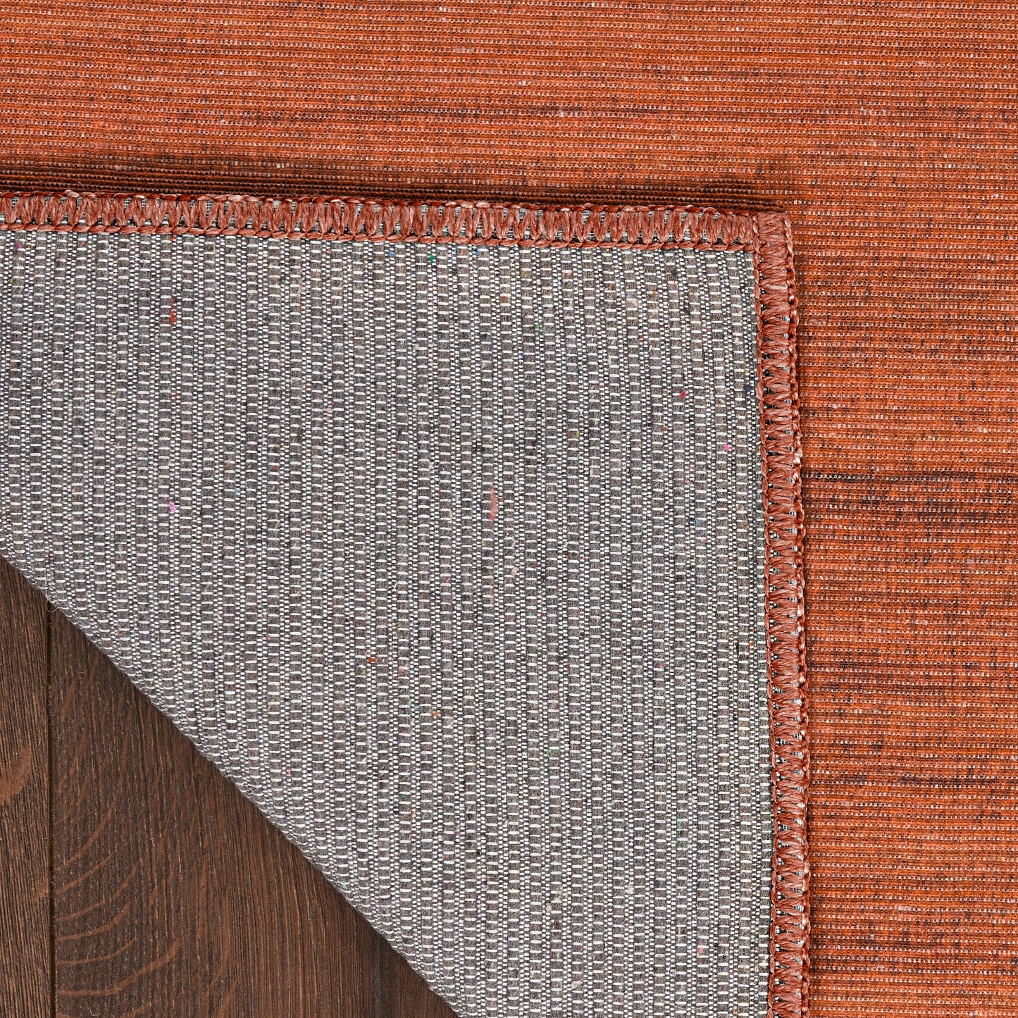 Nourison Washable Essentials 6' x 9' Brick Modern Indoor Rug