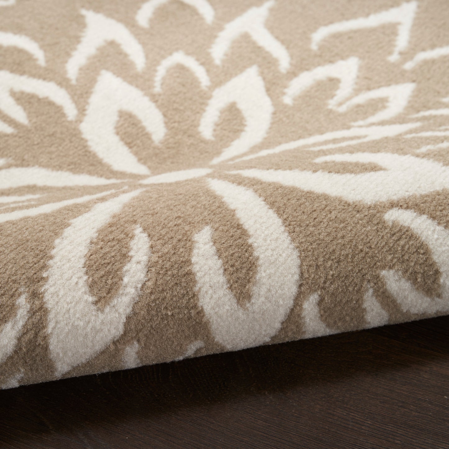 Nourison Jubilant 7' x 10' Taupe Farmhouse Indoor Rug