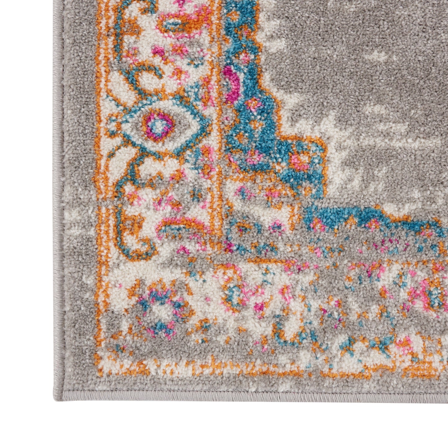 Nourison Passion 1'10" x 2'10" Grey Bohemian Indoor Rug