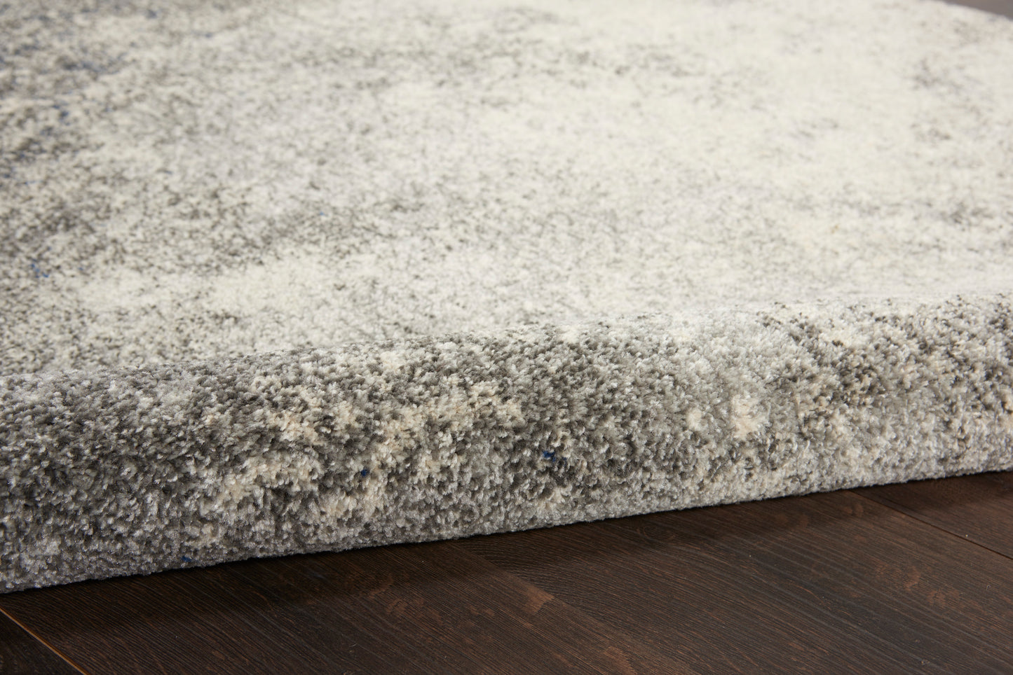 Nourison Passion 2'2" x 7'6" Charcoal Ivory Modern Indoor Rug