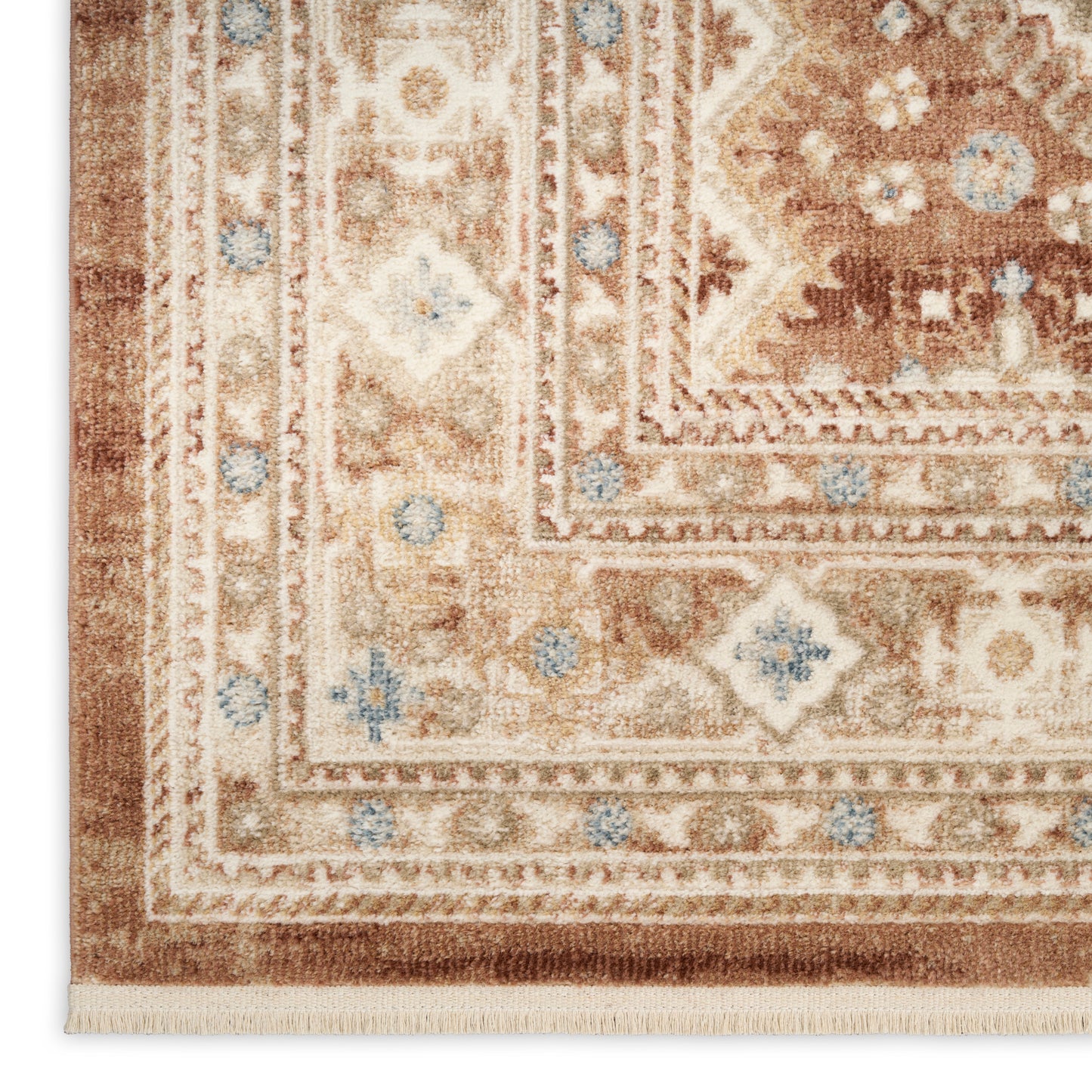 Nourison Pardis 4' x 6' Rust Vintage Indoor Rug