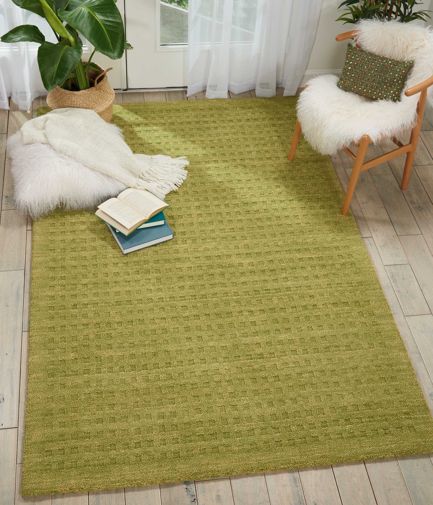 Nourison Marana 8' x 10'6" Green Contemporary Indoor Rug