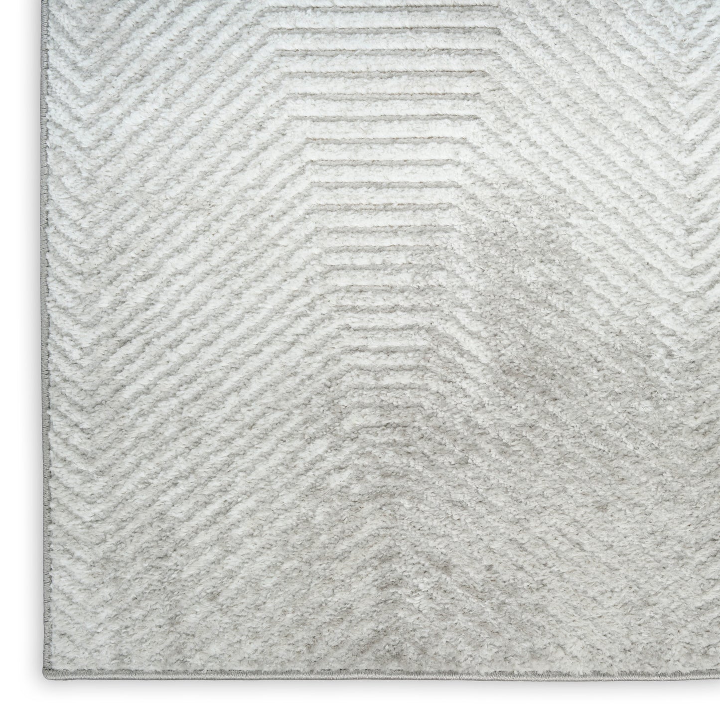 Nourison Dekor 7'10" x 9'10" Grey Vintage Indoor Rug