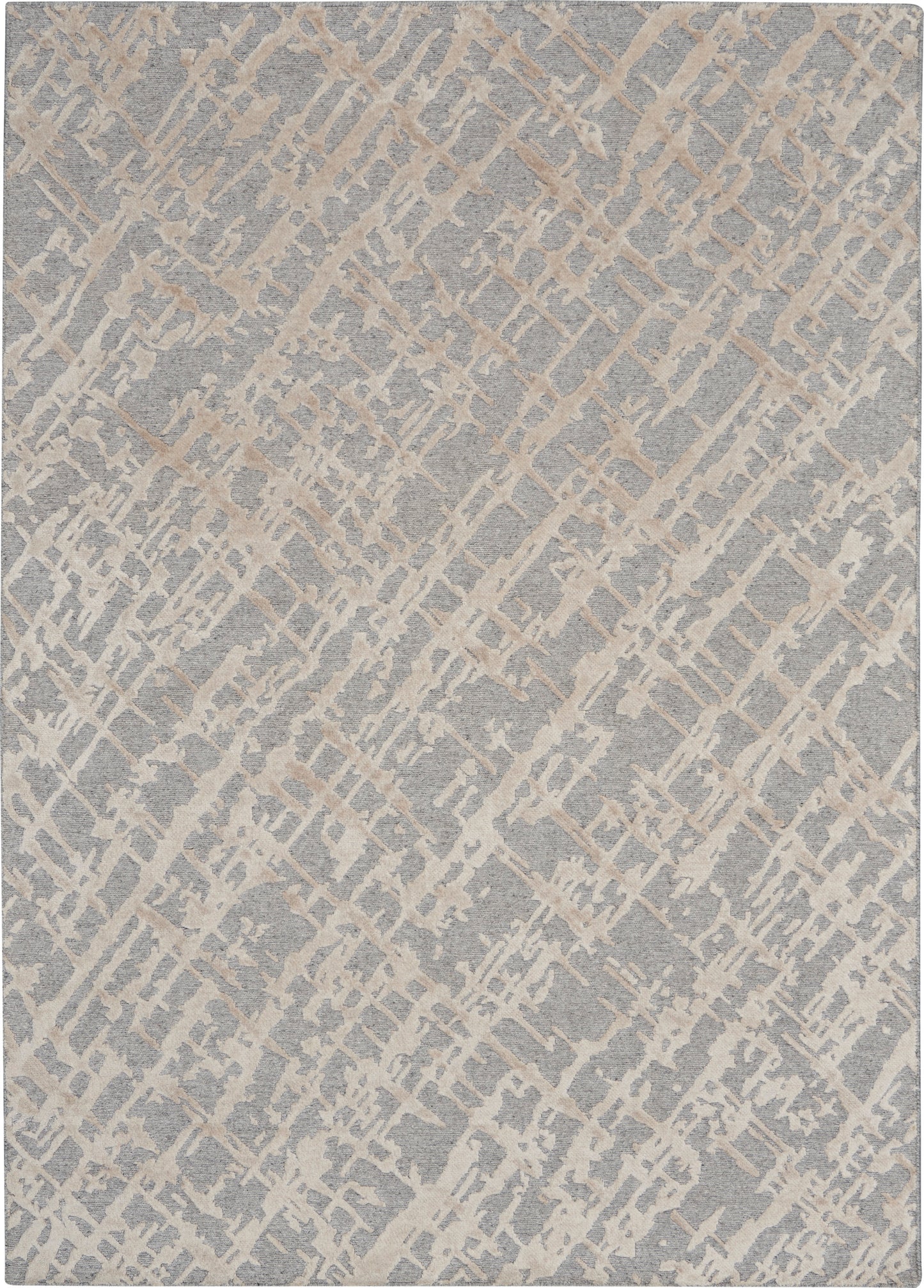 Nourison Divine 5'6" x 7'5" Sand Storm Modern Indoor Rug