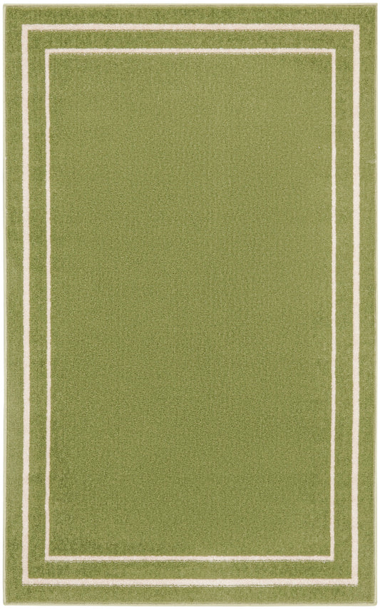 Nourison Nourison Essentials 3' x 5' Green Ivory Contemporary Rug