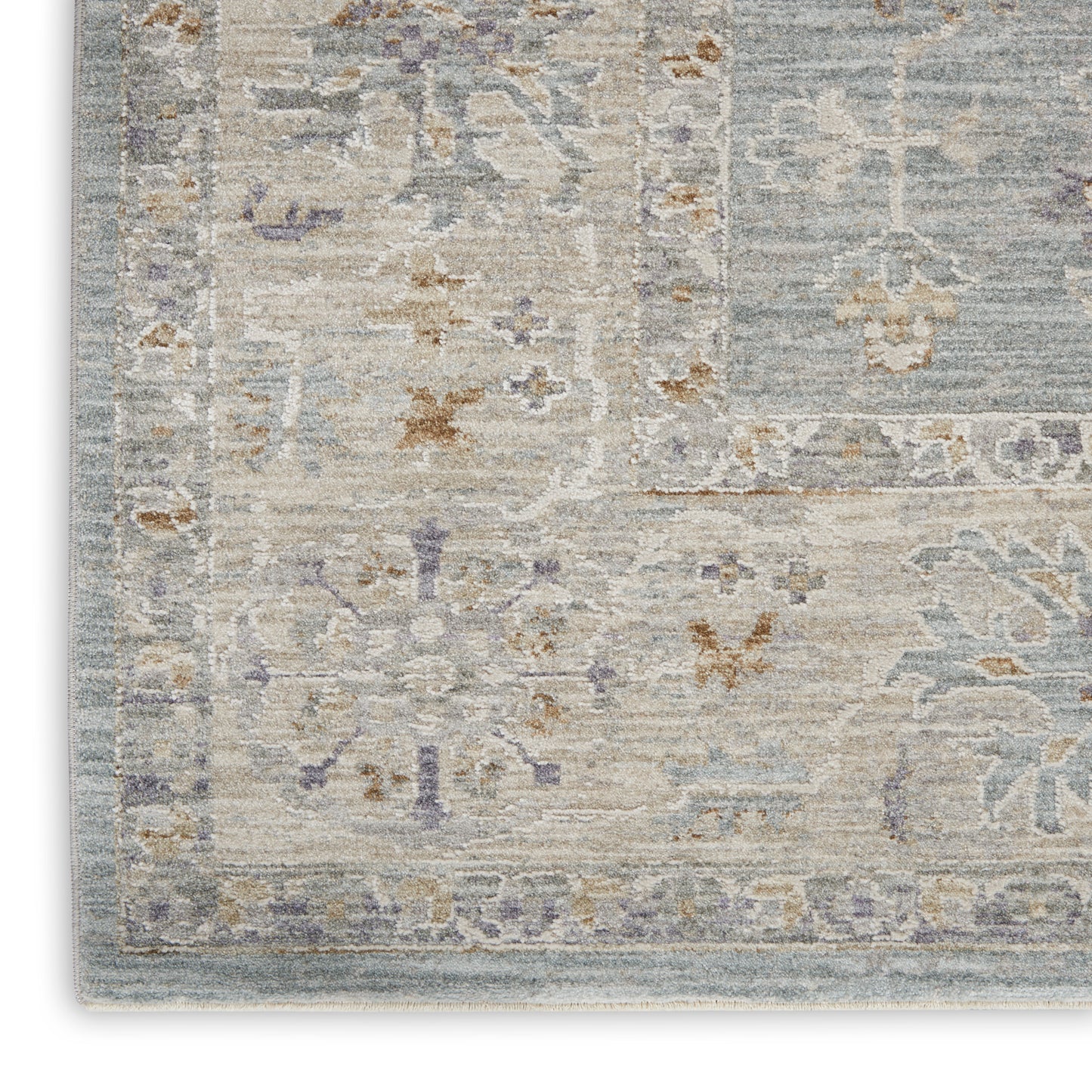 Nourison Infinite 3'11" x 5'11" Blue Vintage Indoor Rug