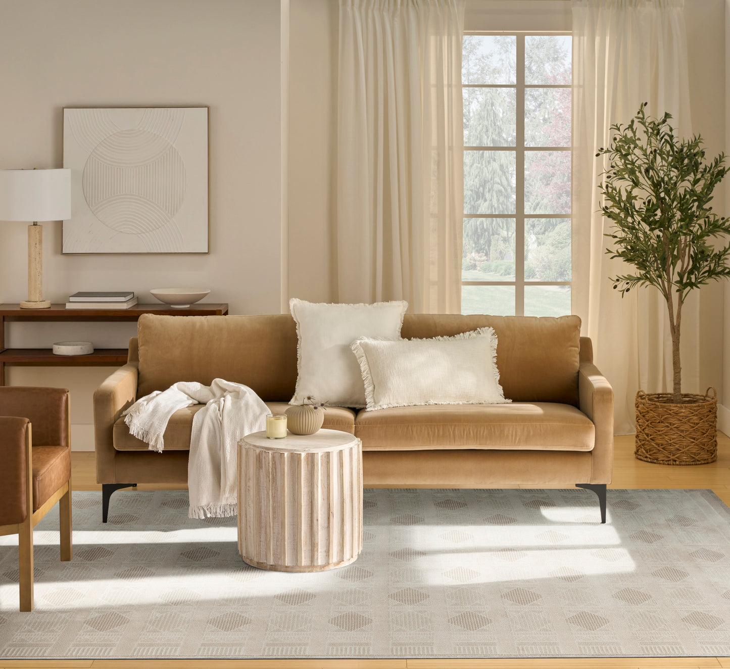 Nourison Nordic 8' x 10' Ivory Beige Modern Indoor Rug