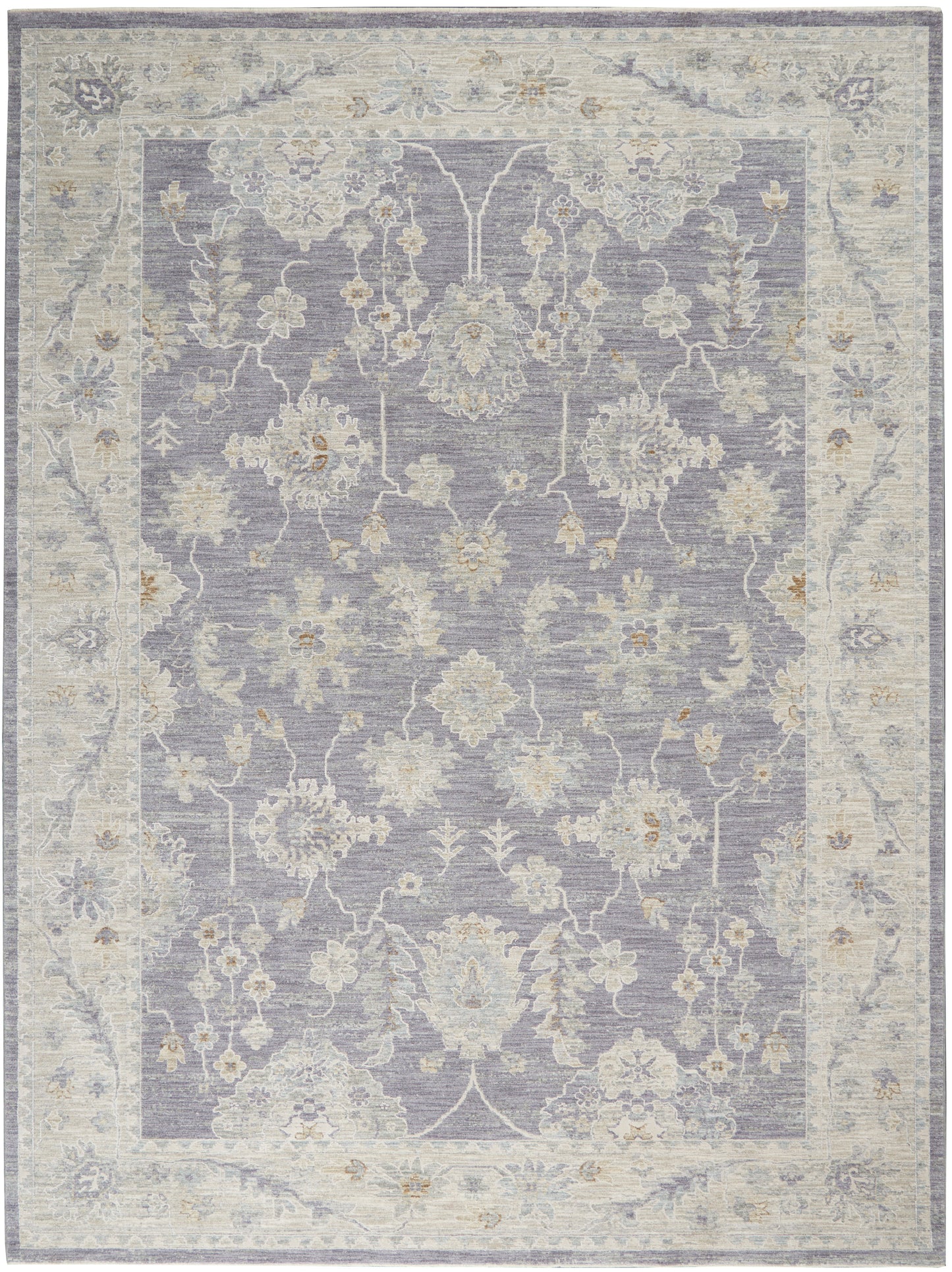 Nourison Infinite 9'3" x 12'7" Charcoal Vintage Indoor Rug