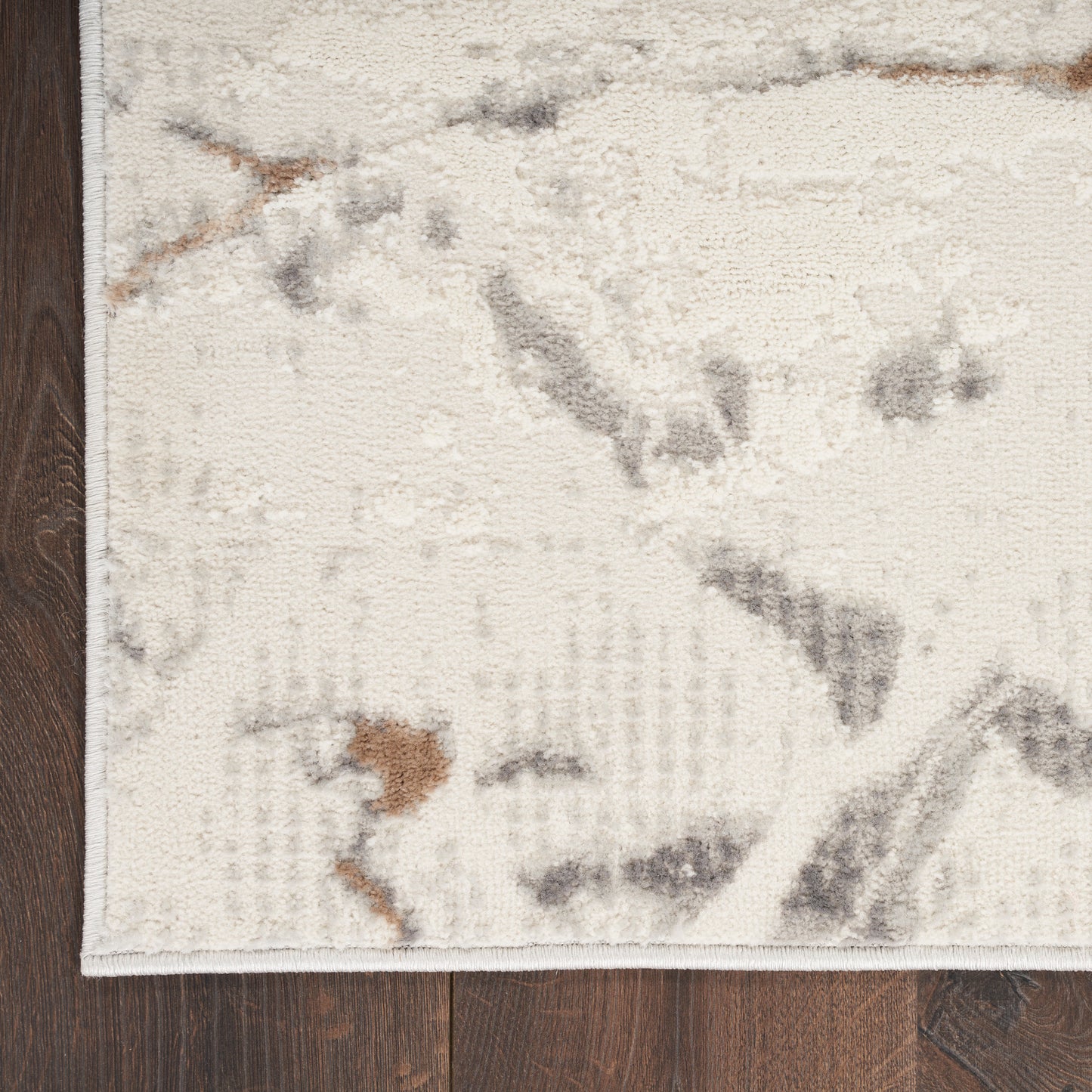 Nourison Elation 2' x 3' Ivory Grey Modern Indoor Rug