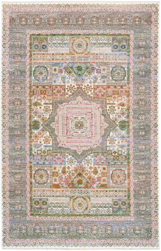 Nourison Vintage Harmony 5'3" x 7'6" Multicolor Bohemian Indoor Rug