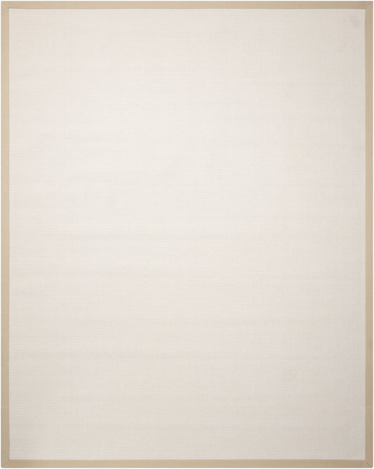 Nourison Sisal Soft 8' x 10' White Farmhouse Indoor Rug