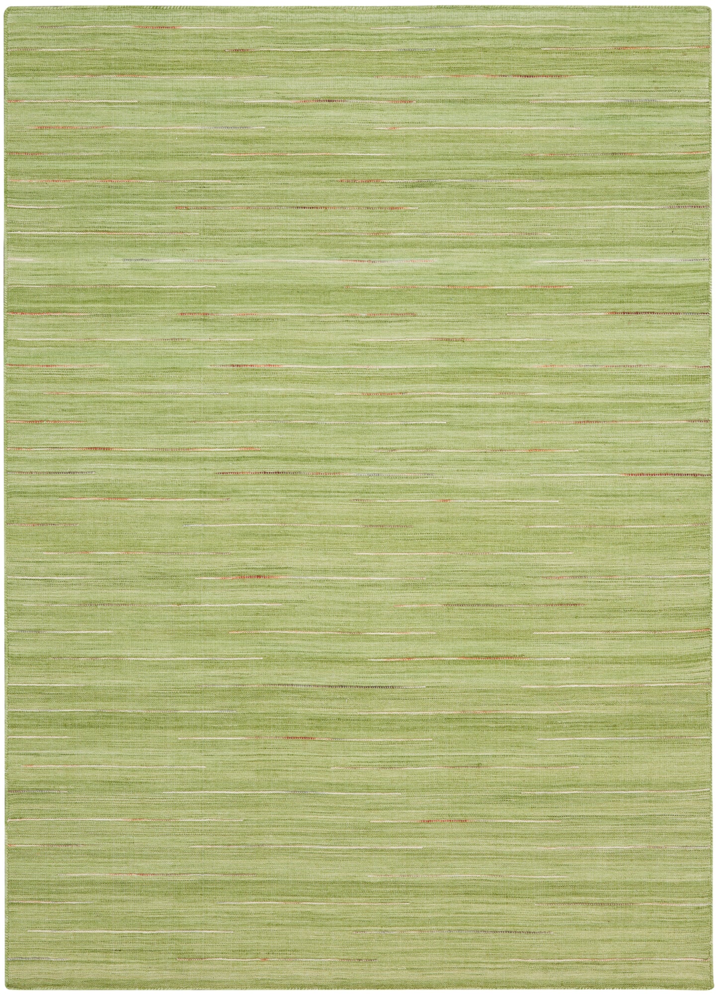 Nourison Interweave 5'3" x 7'3" Green Modern Indoor Rug