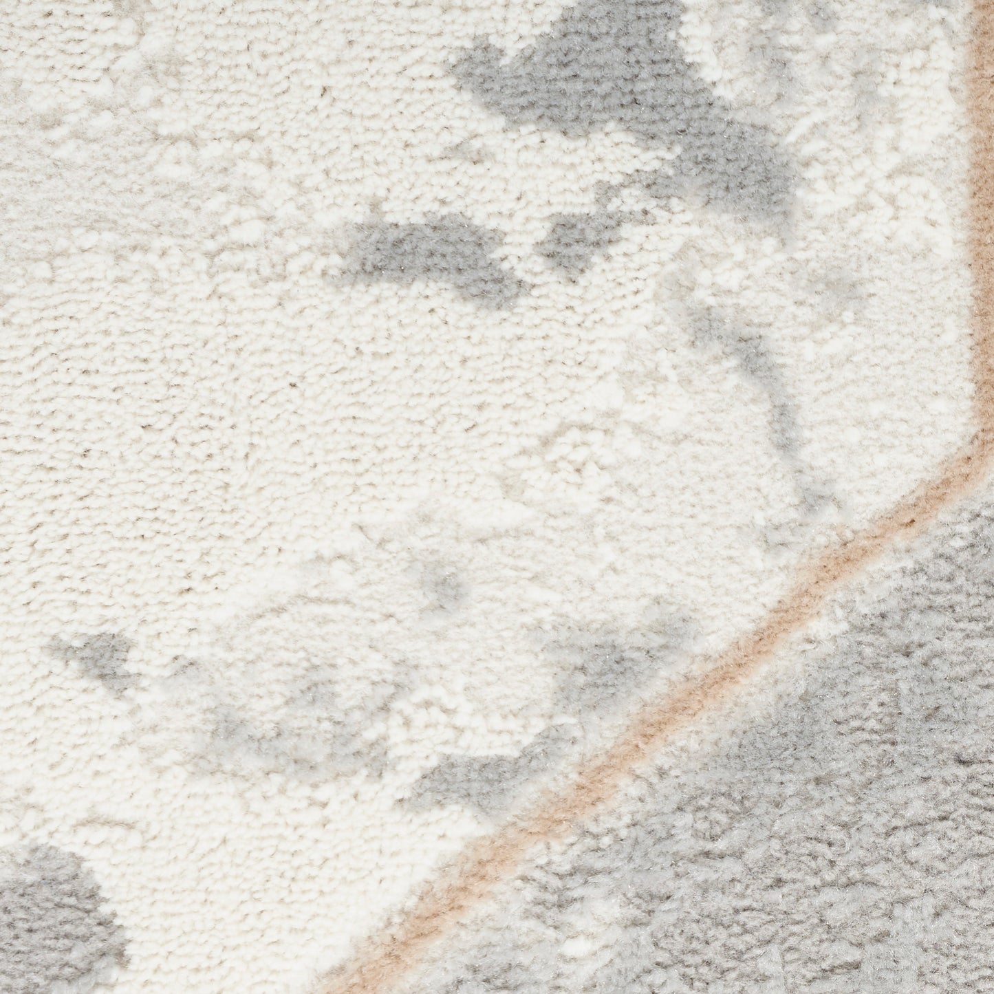 Nourison Elation 4' x 6' Ivory Grey Modern Indoor Rug