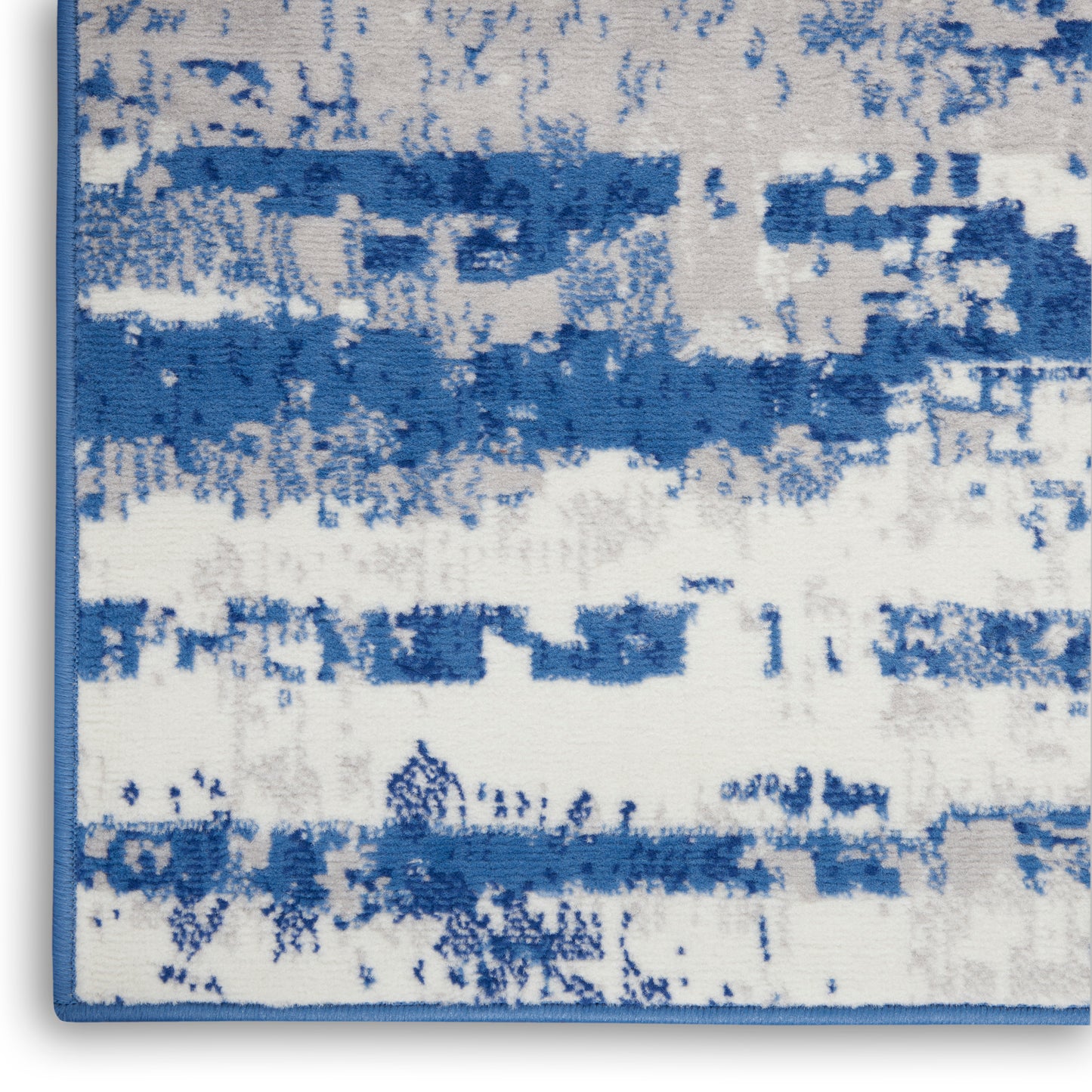 Nourison Whimsicle 5' x 7' Ivory Navy Modern Indoor Rug