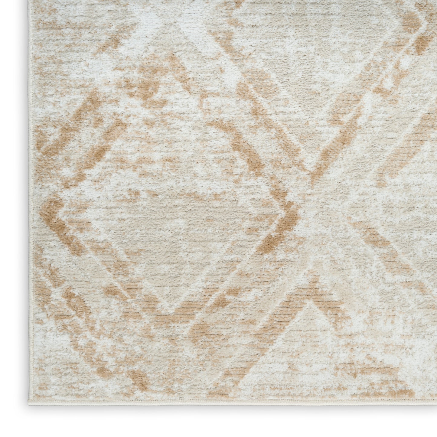 Nourison Dekor 7'10" x 9'10" Ivory Beige Modern Indoor Rug