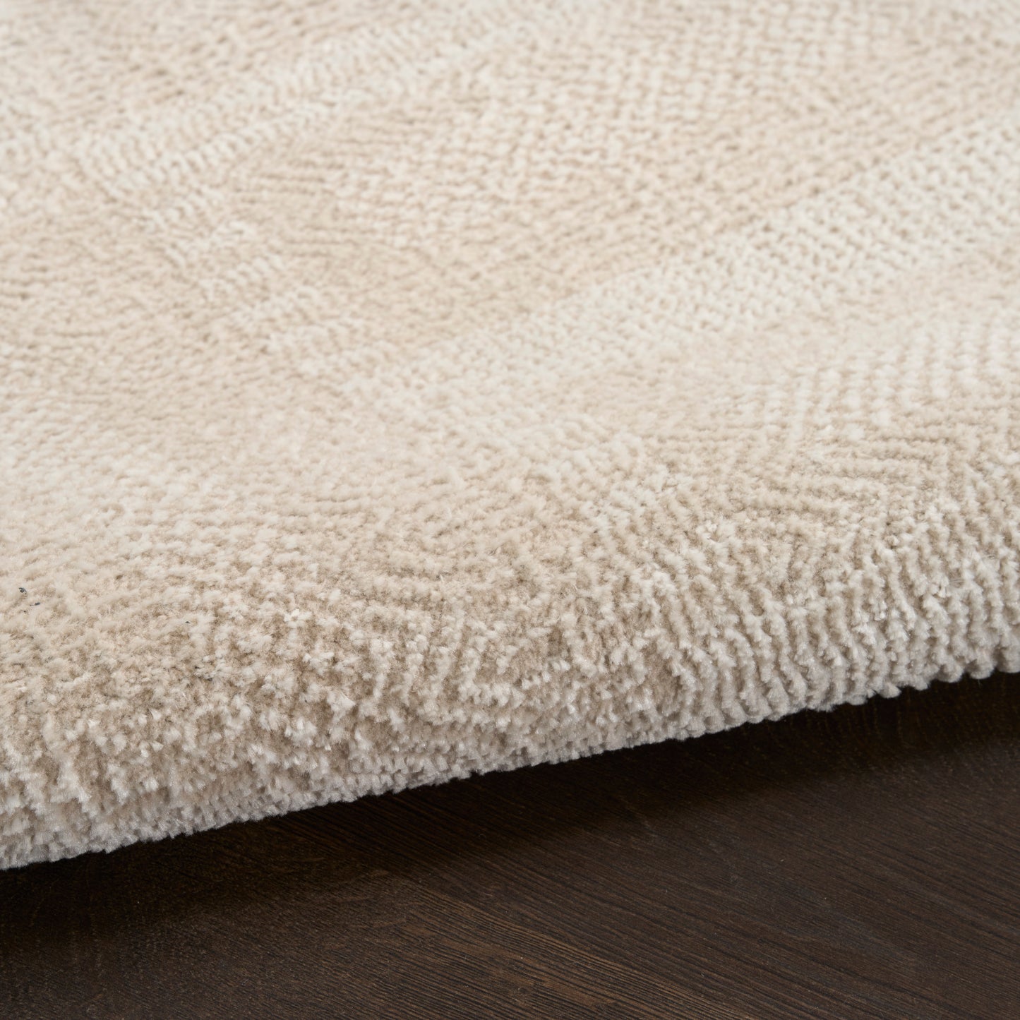 Nourison Nordic 2' x 6' Taupe Modern Indoor Rug