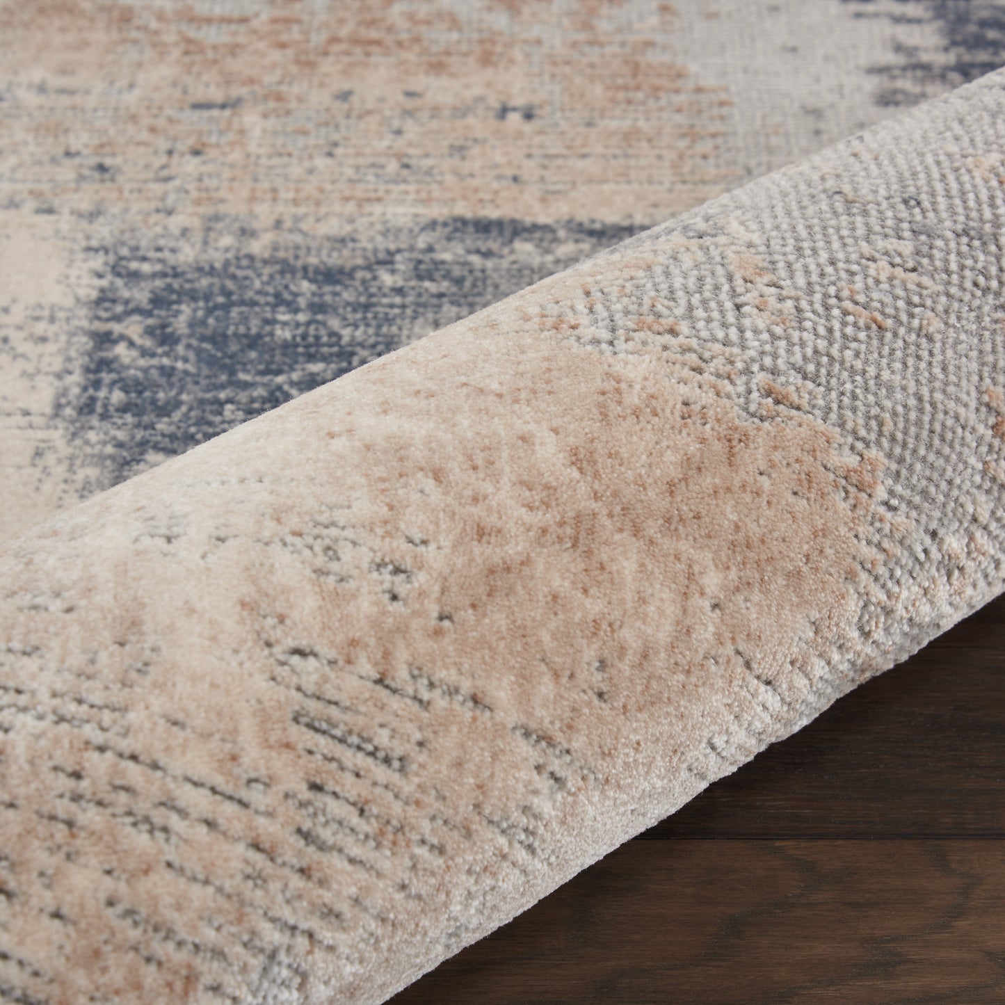 Nourison Rustic Textures 7'10" x 10'6" Beige Grey Modern Indoor Rug