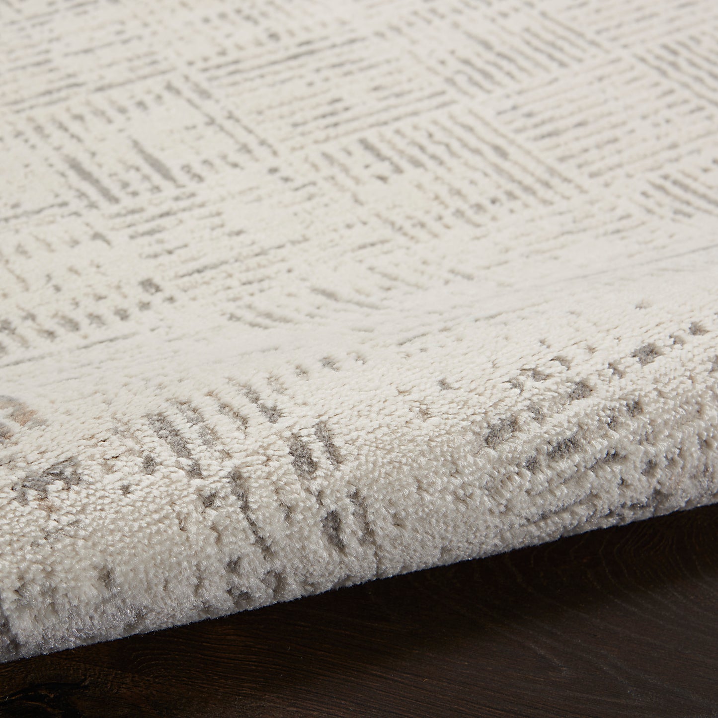 Nourison Elation 2' x 3' Ivory Grey Modern Indoor Rug
