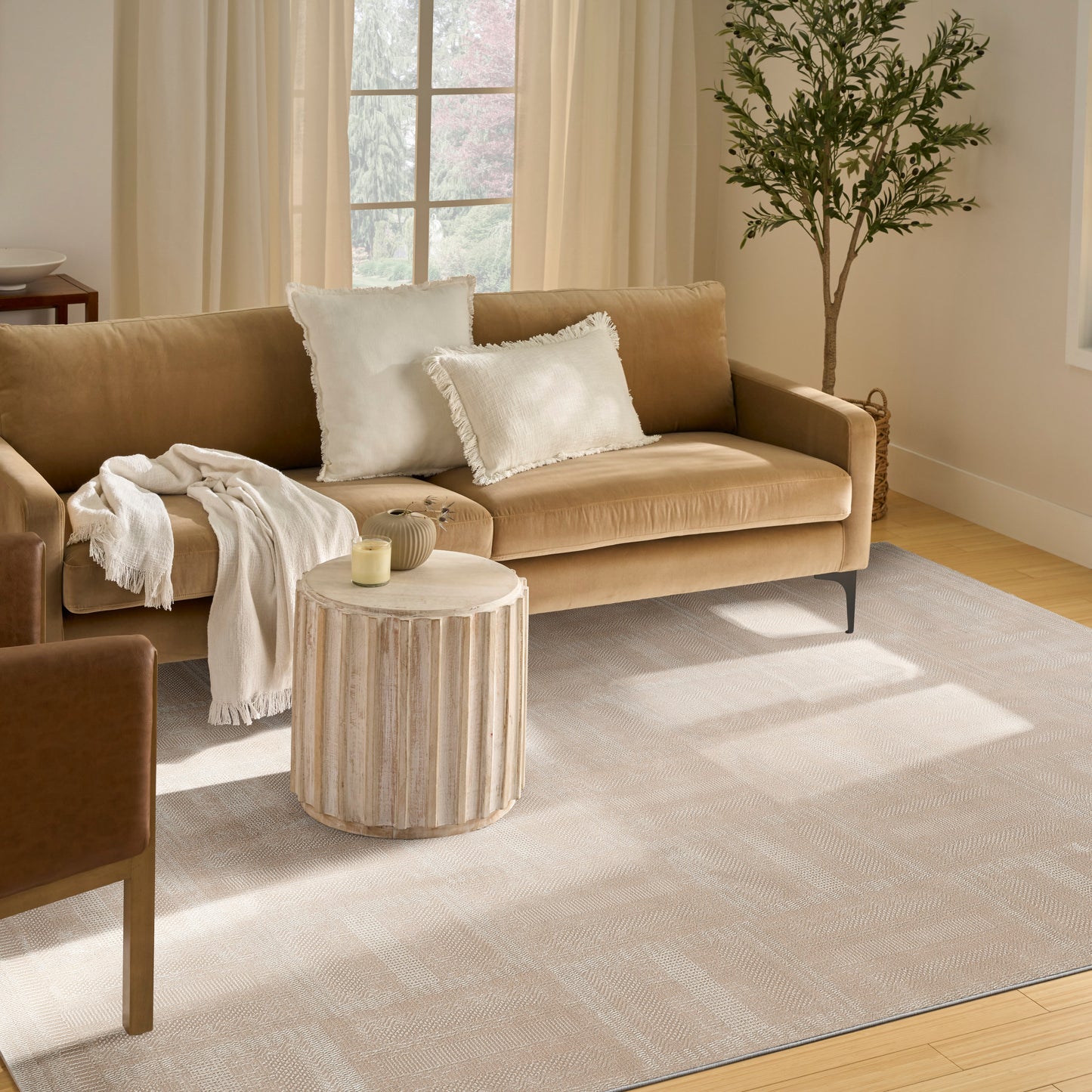Nourison Nordic 8' x 10' Taupe Modern Indoor Rug