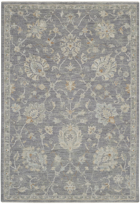 Nourison Infinite 5'3" x 7'8" Charcoal Vintage Indoor Rug
