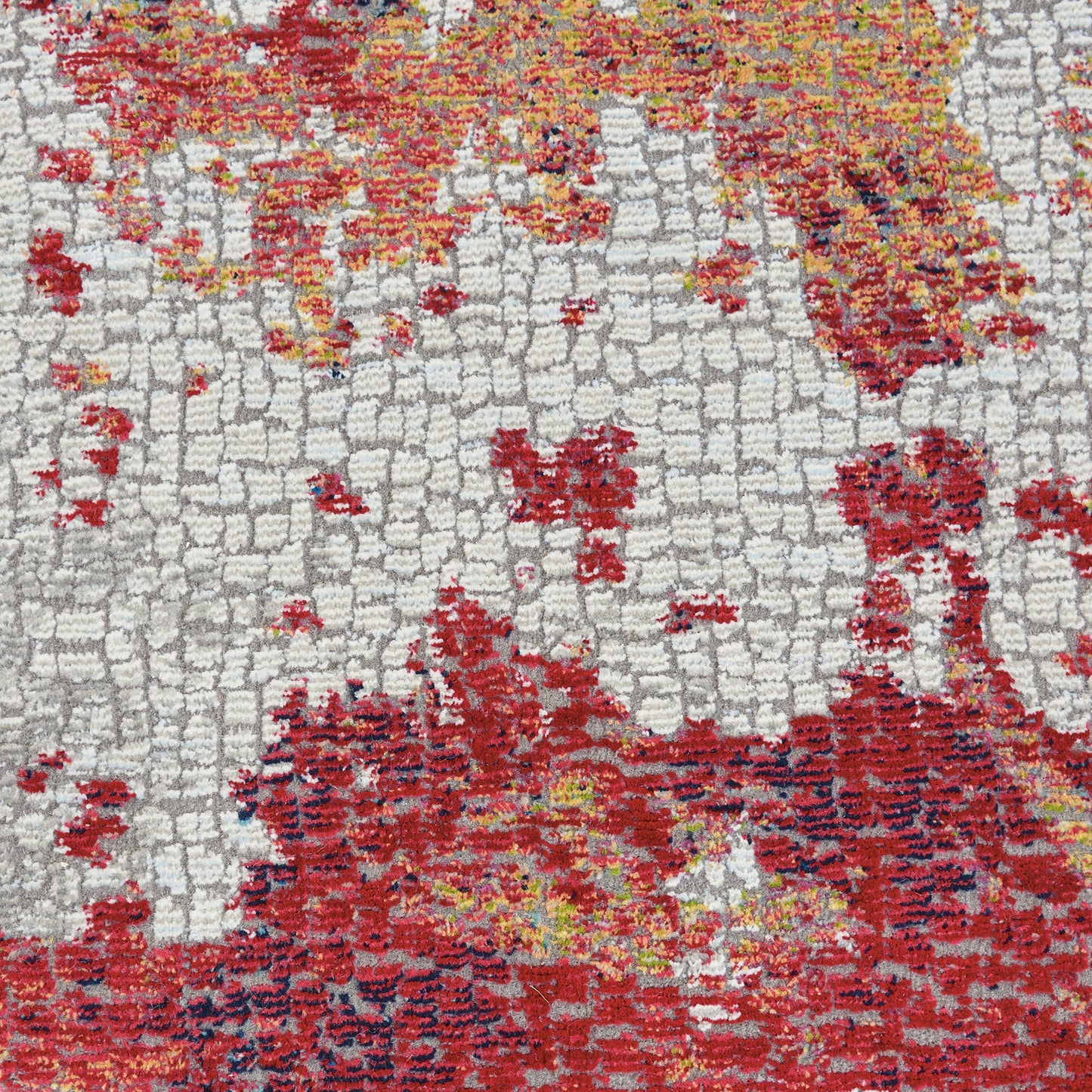 Nourison Ankara Global 6' x Round Multicolor Modern Indoor Rug