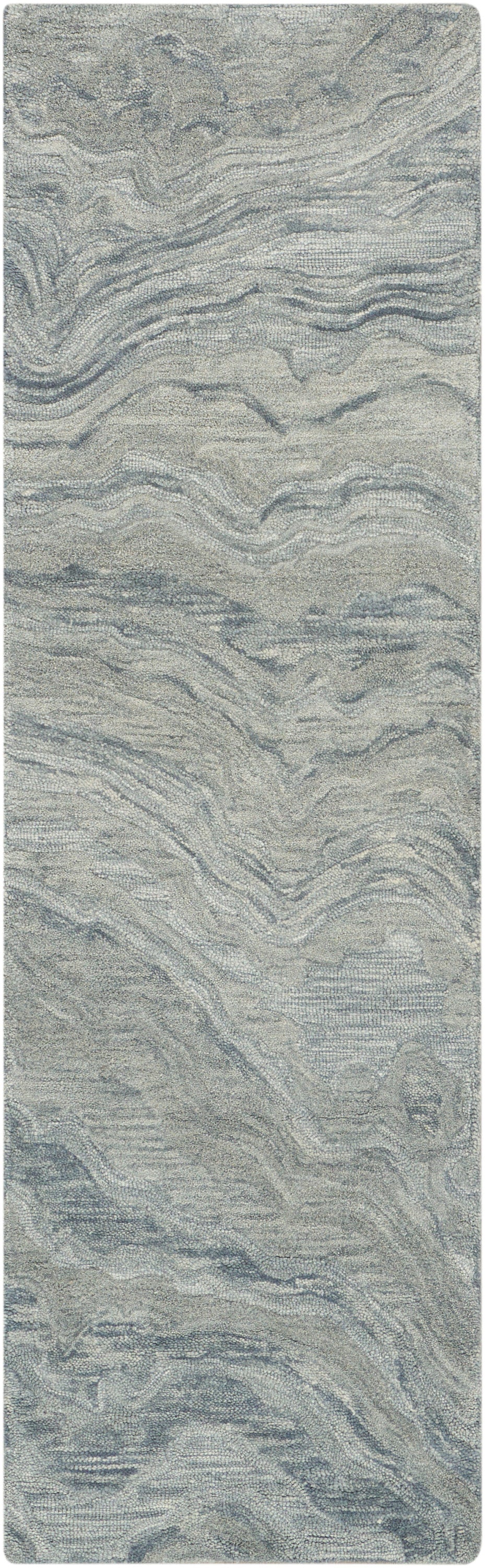 Nourison Graceful 2'3" x 7'6" Blue Modern Indoor Rug