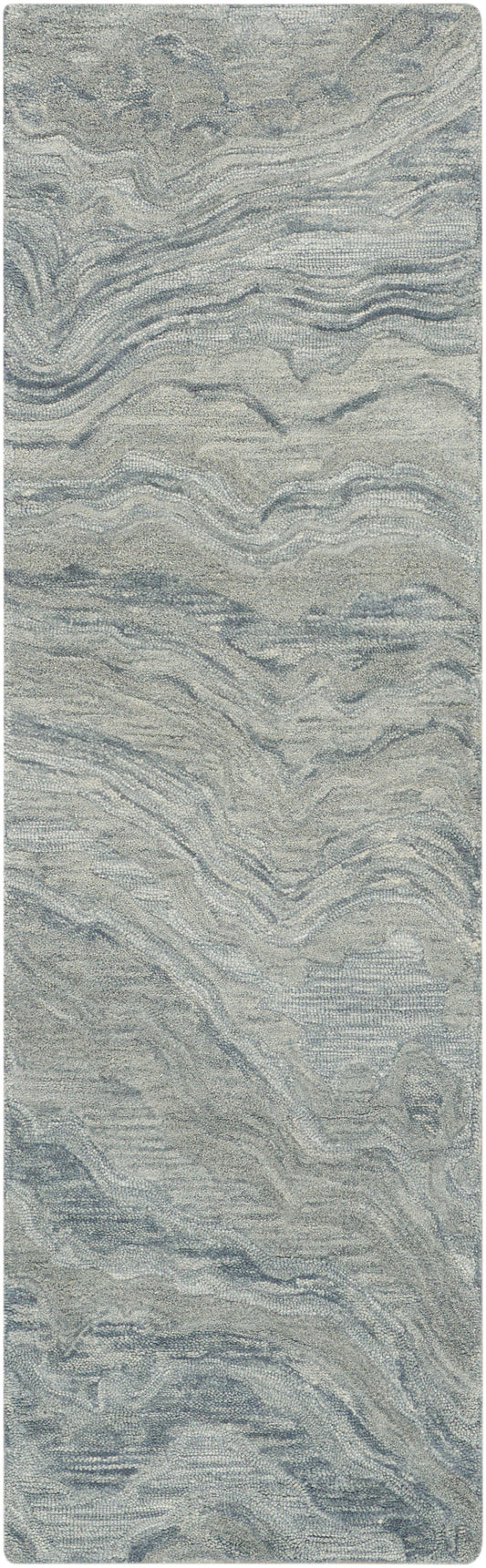 Nourison Graceful 2'3" x 7'6" Blue Modern Indoor Rug