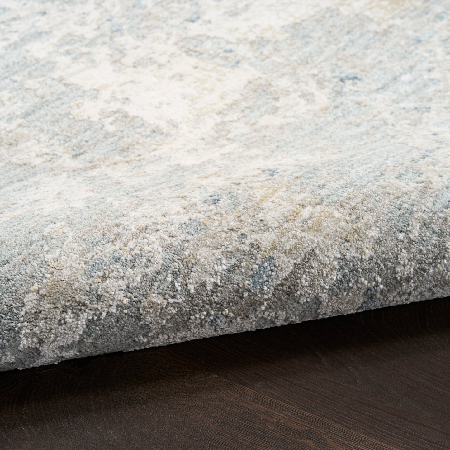 Nourison Envy 5'3" x 7'10" Blue Silver Modern Indoor Rug