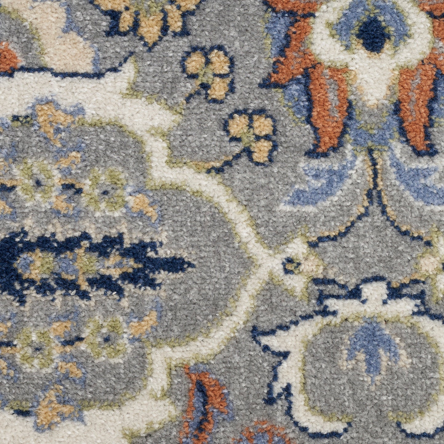 Nourison Allur 7'10" x 9'10" Grey Bohemian Indoor Rug