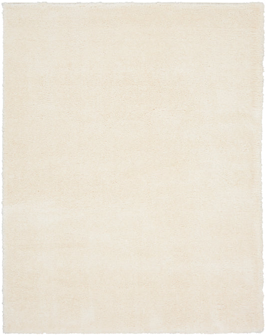 Nourison Dreamy Shag 6'7" x 9'2" Ivory Shag Indoor Rug