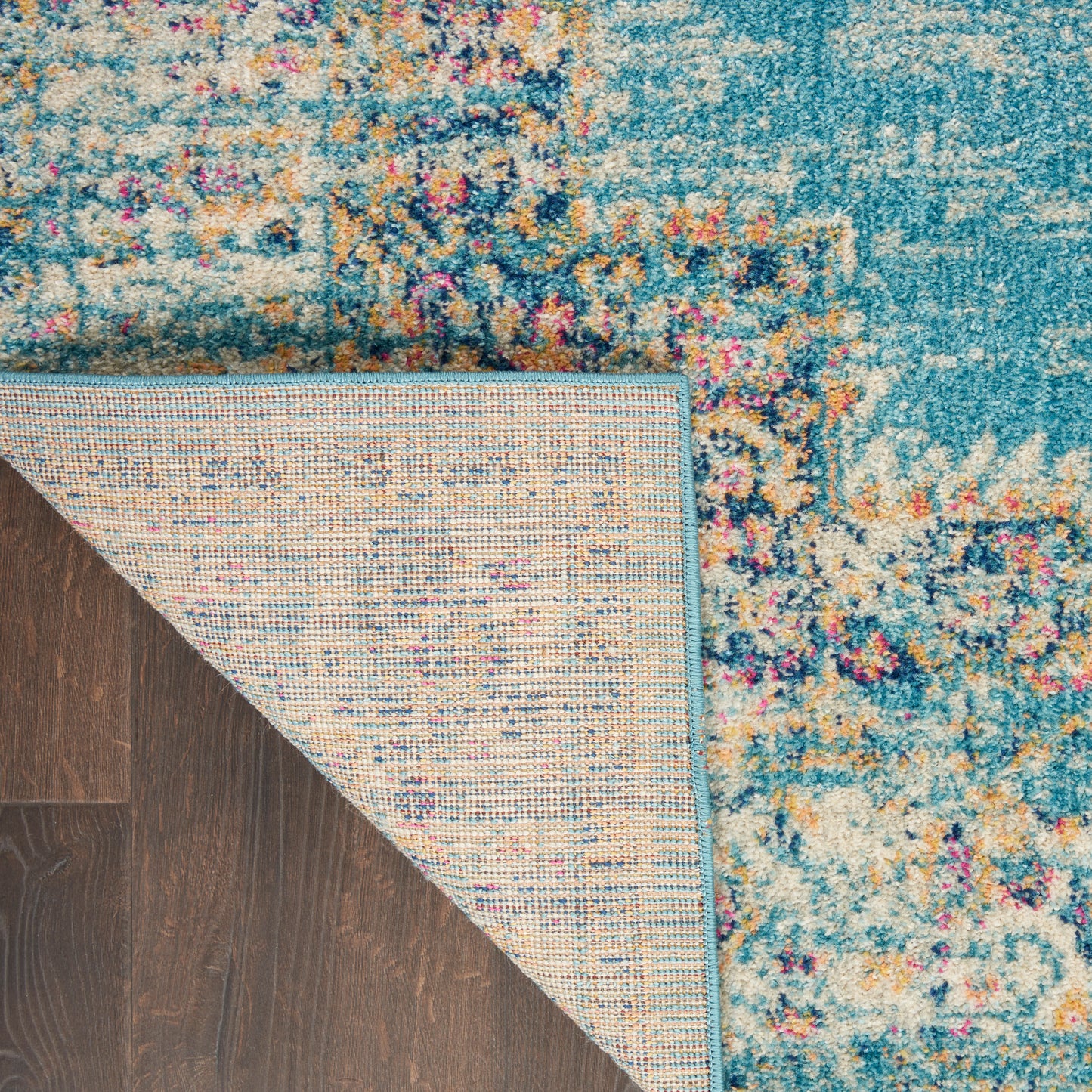 Nourison Passion 2'2" x 10' Light Blue Bohemian Indoor Rug