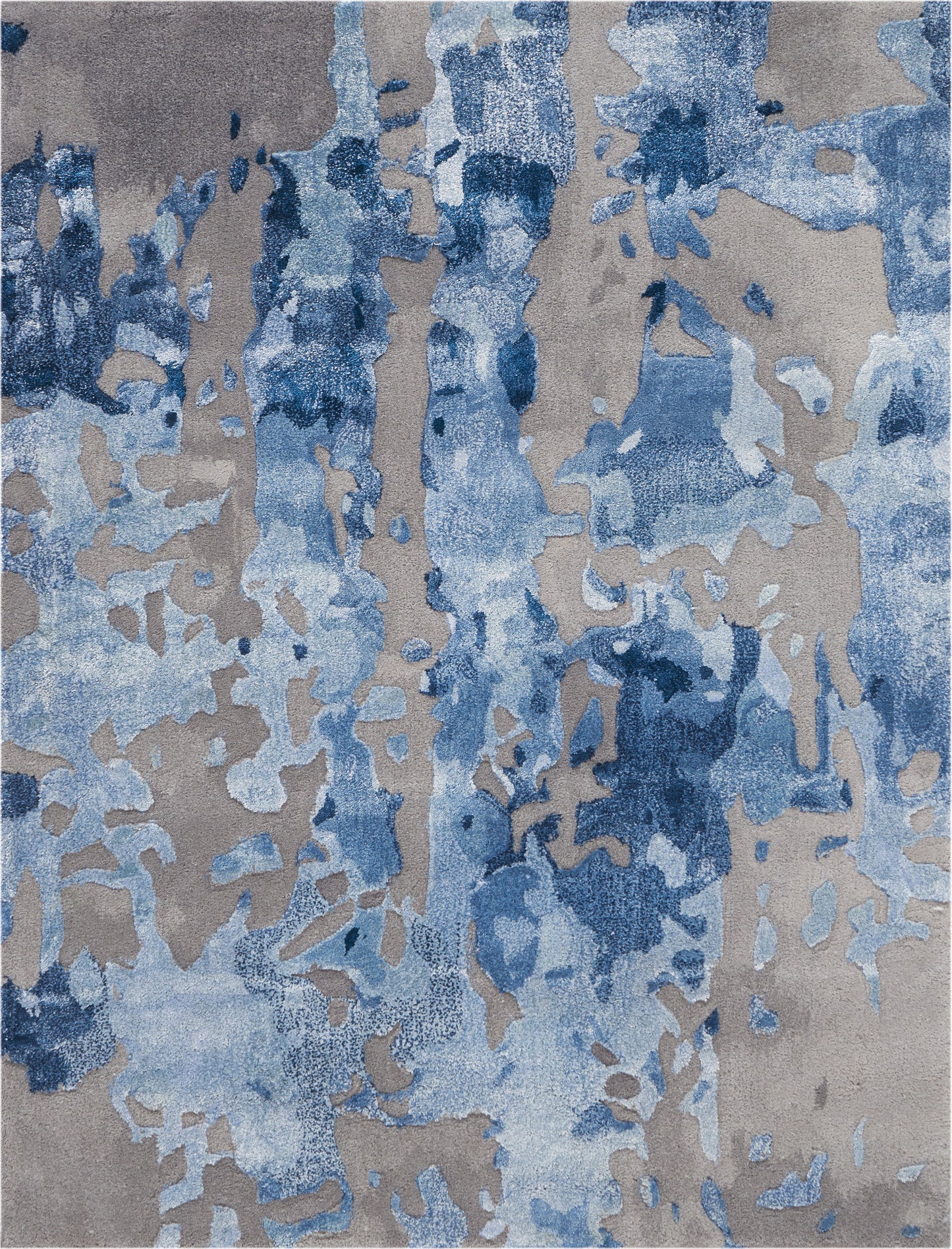 Nourison Prismatic 2' x 3' Blue/Grey Modern Indoor Rug