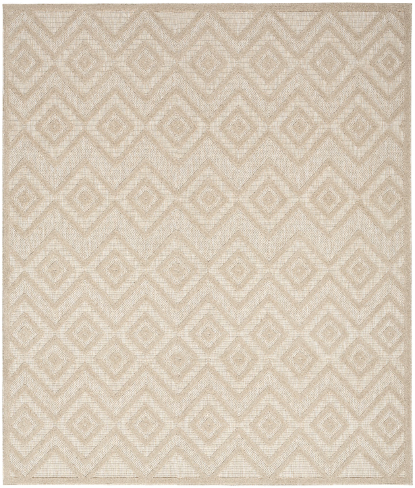 Nourison Versatile 9' x 12' Cream Modern Rug