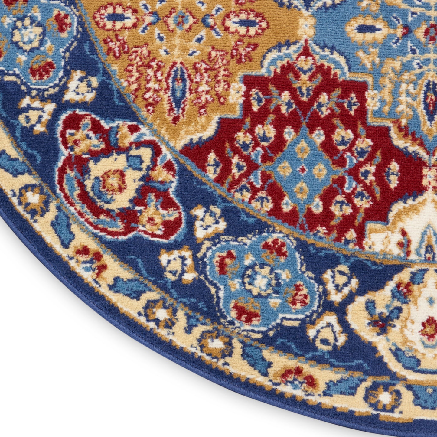 Nourison Grafix 8' x Round Multicolor Bohemian Indoor Rug