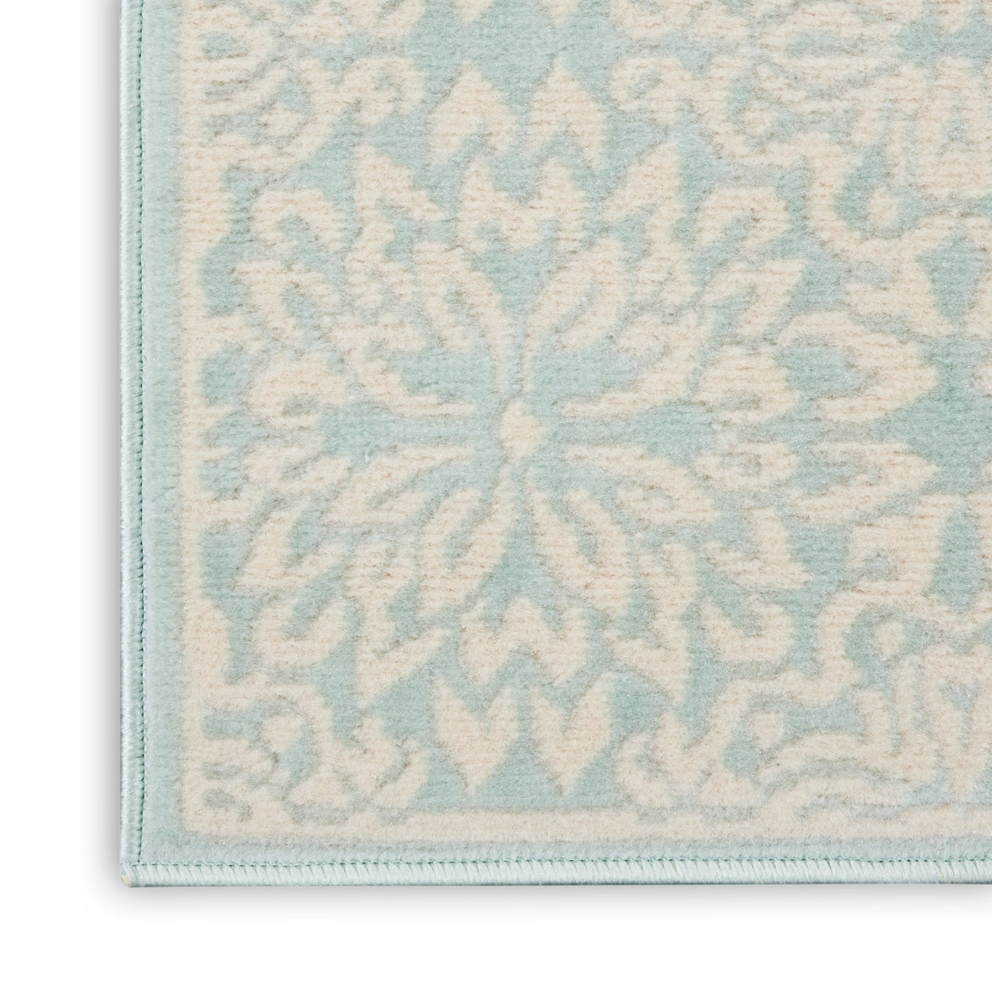 Nourison Jubilant 2' x 4' Ivory Green Farmhouse Indoor Rug