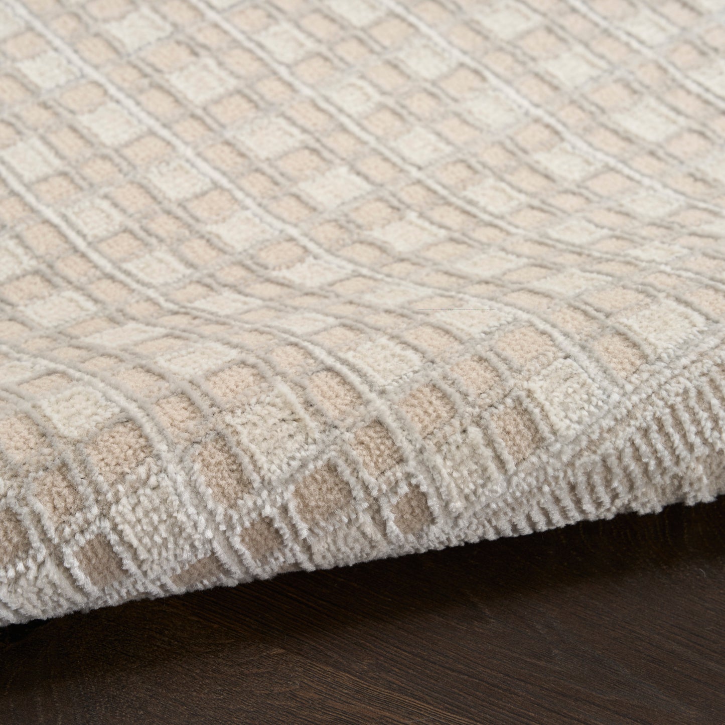Nourison Nordic 5' x 7' Beige Modern Indoor Rug