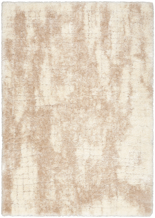 Nourison Dreamy Shag 5'3" x 7'3" Ivory Beige Modern Indoor Rug