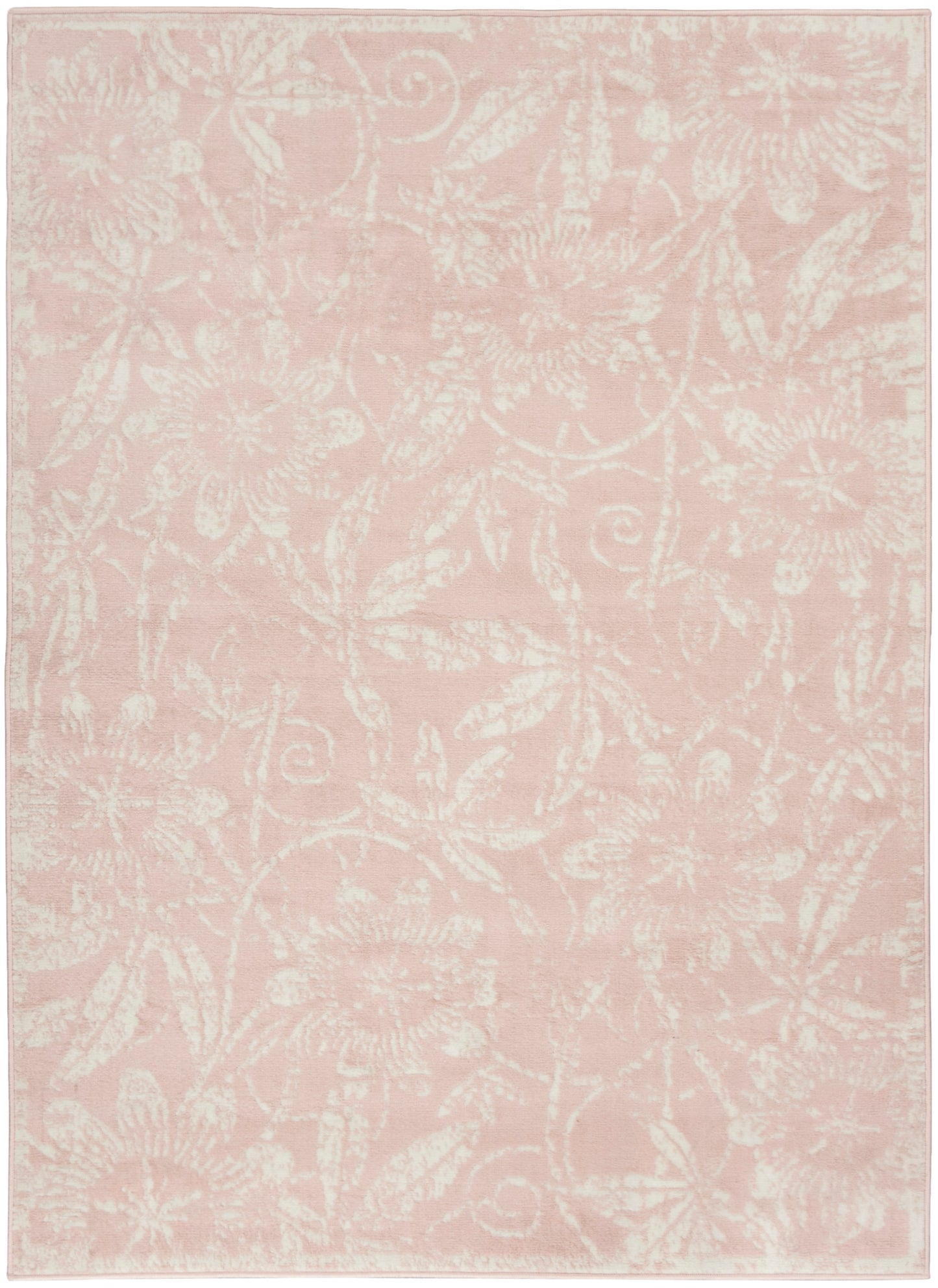 Nourison Whimsicle 5' x 7' Pink Farmhouse Indoor Rug