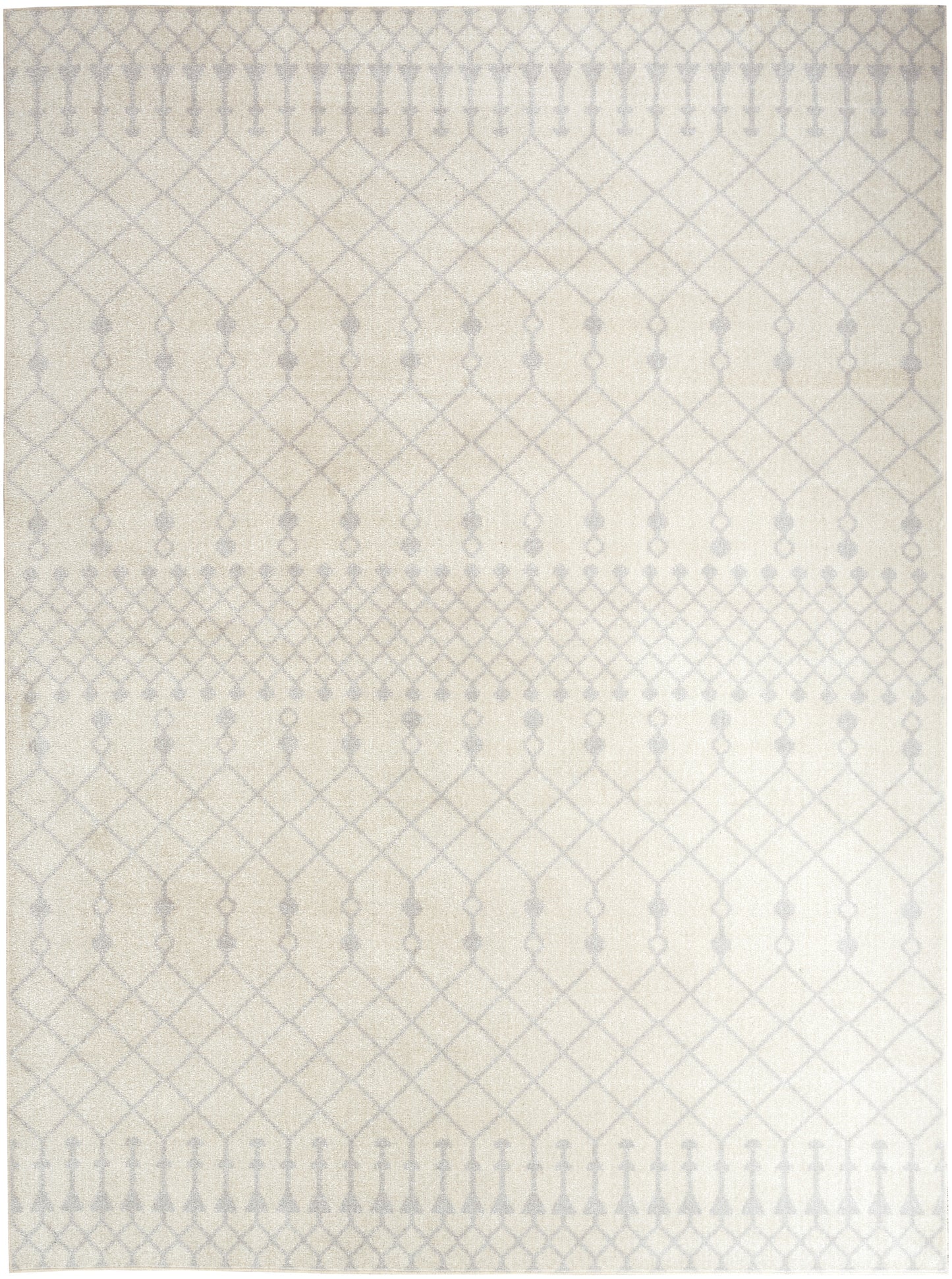 Nourison Astra Machine Washable 9' x 12' Ivory Bohemian Indoor Rug