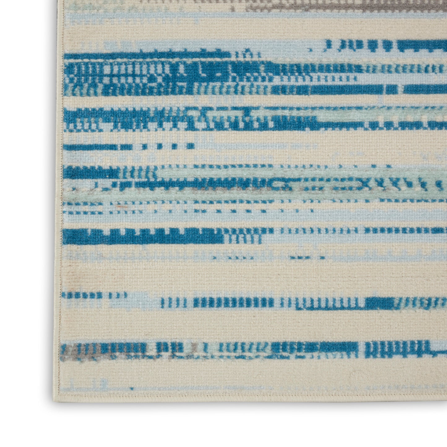 Nourison Jubilant 7'10" x 9'10" Blue Modern Indoor Rug