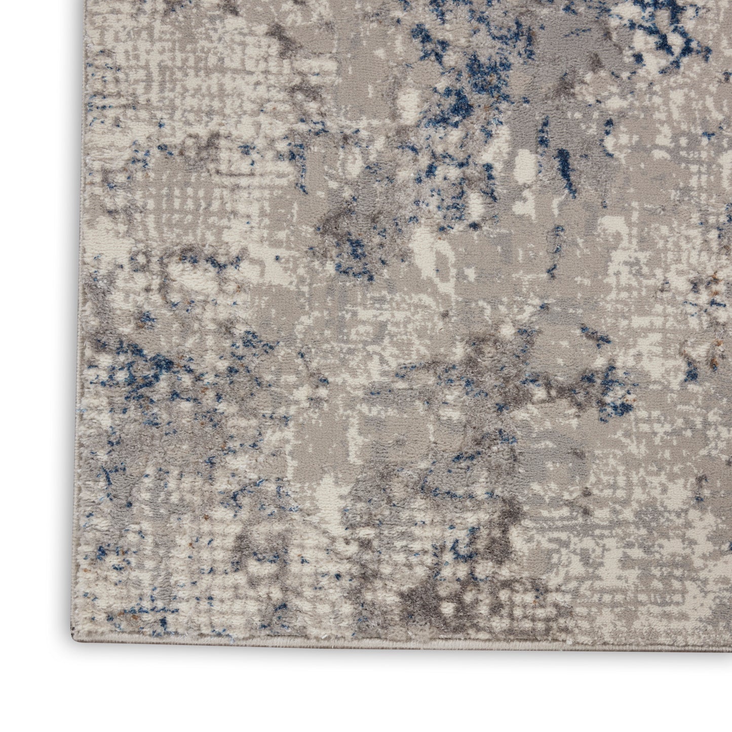 Nourison Royal Terrace 8'10" x 11'10" White Blue Modern Indoor Rug