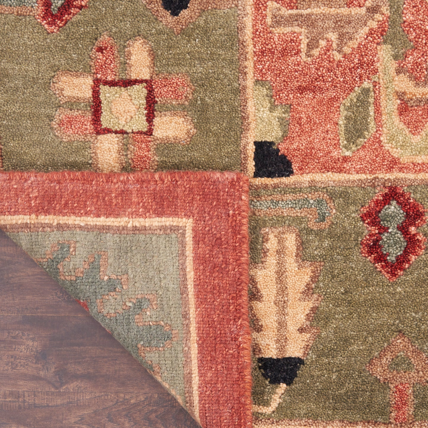 Nourison Tahoe 7'9" x 9'9" Rust Traditional Indoor Rug