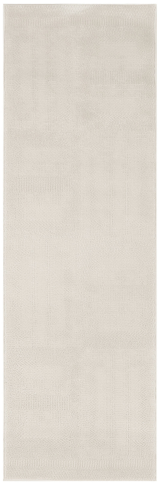Nourison Nordic 2' x 6' Ivory Modern Indoor Rug